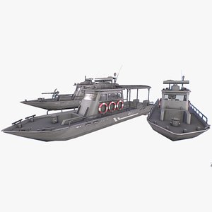 Maritime patrol vehicle collection 3D