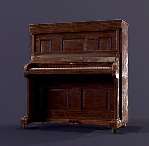 Piano 3D Model - 3DCADBrowser