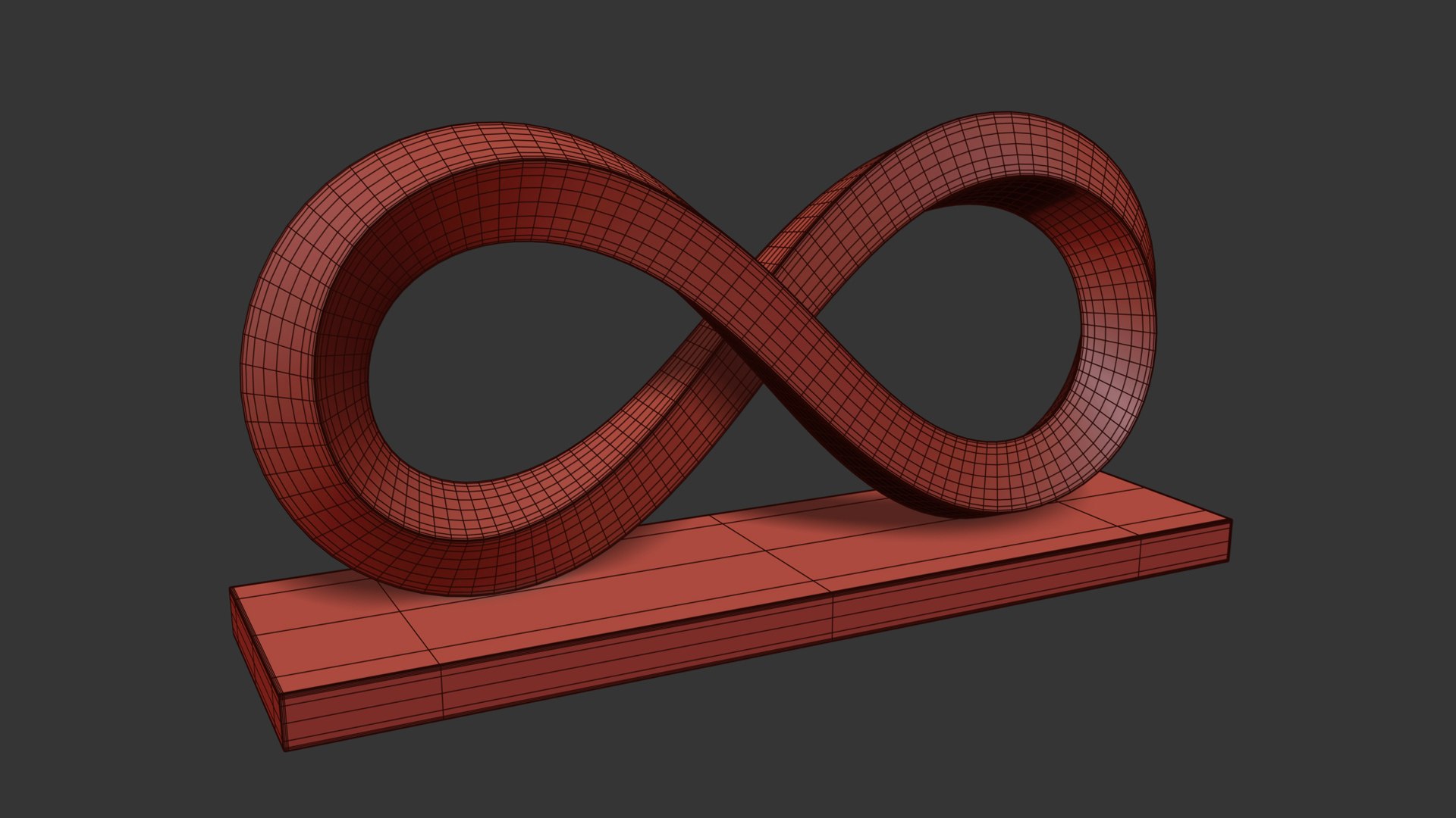 3D Abstract Sculpture Infinity Mobius - TurboSquid 2348034