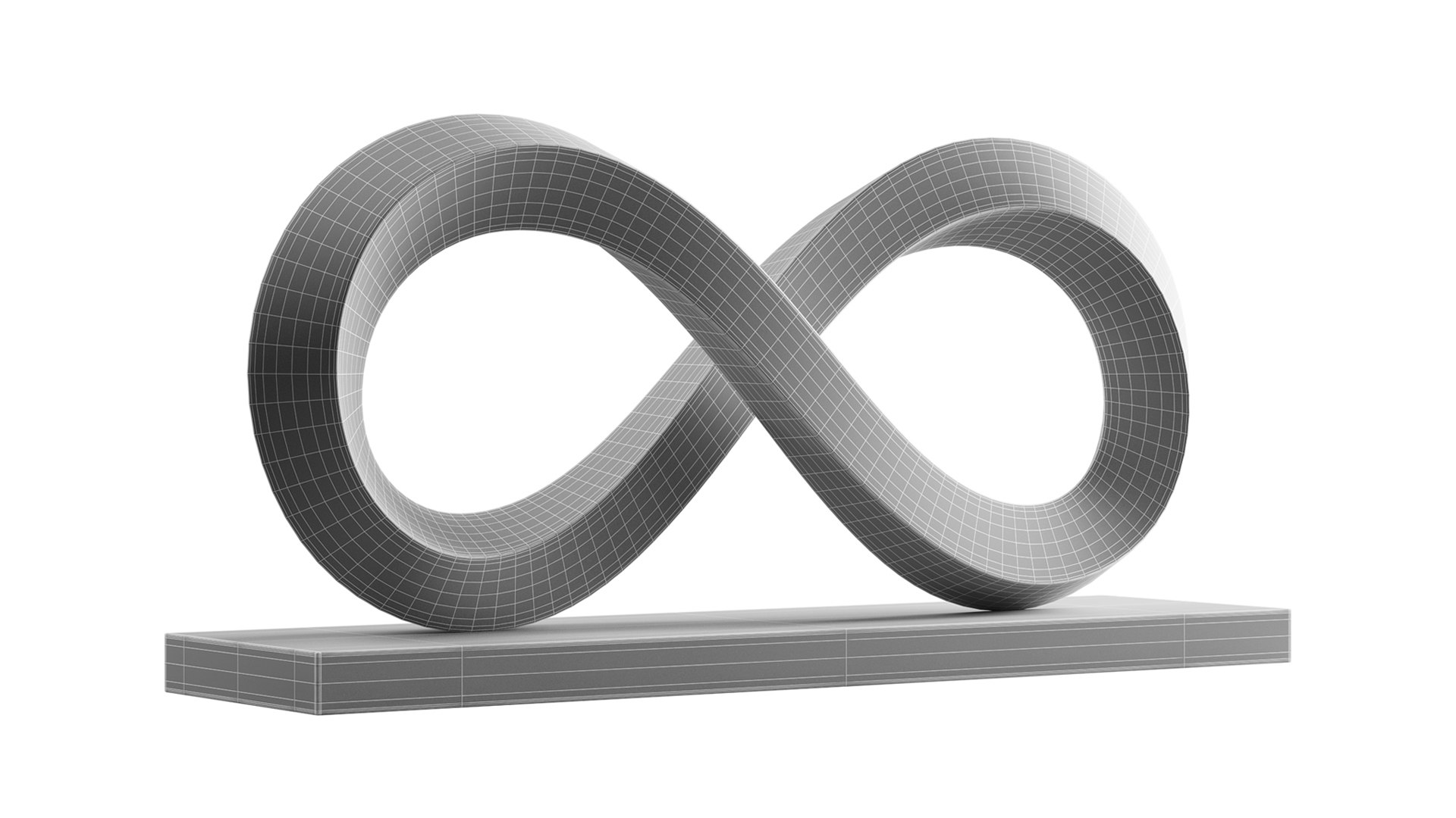 3D Abstract Sculpture Infinity Mobius - TurboSquid 2348034