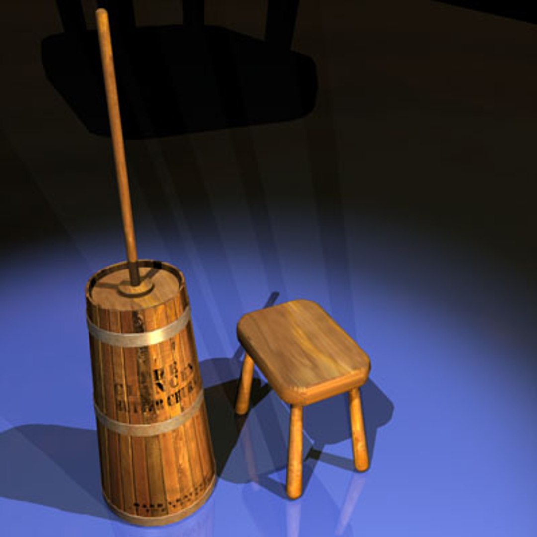 3ds max butter churn 01 butterchurn