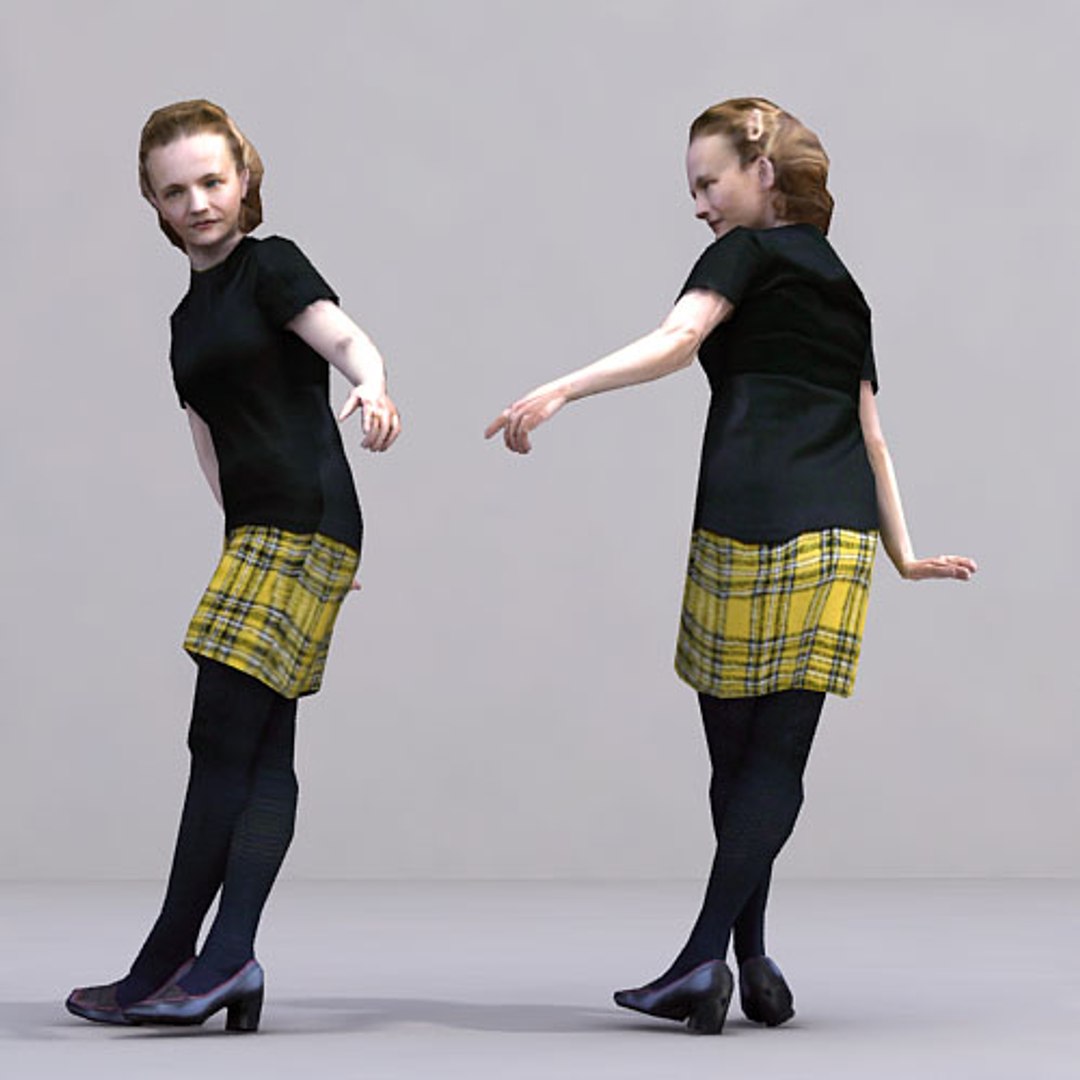 3d axyz human characters