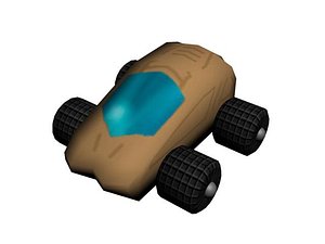 free gnome car 3d model