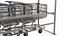 Shopping Cart Corral 3 With Carts 3D
