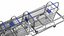 Shopping Cart Corral 3 With Carts 3D