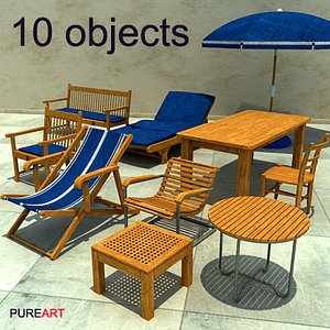 furniture armchair chair mawi 3d model