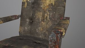3D apocalyptic chair modern