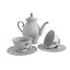 Tetera y taza de té