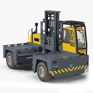 Baumann Forklift Truck GS 150 Model Rigged for Maya