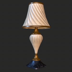 Vintage Table Lamp PBR Game Ready