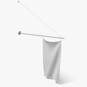 Wall Mount Flag 3D