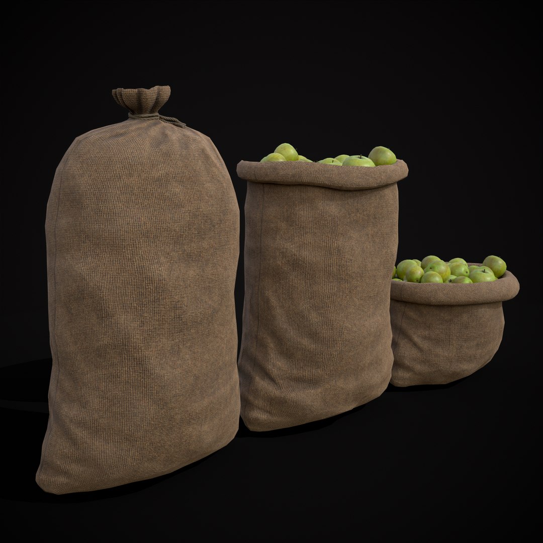 3D model Burlap Sacks of Green Apples https://p.turbosquid.com/ts-thumb/1w/fR76XD/Rg/9/png/1714925543/1920x1080/fit_q87/7f0f02c2dbc1d8801e3347fd6bb40b7b52c81178/9.jpg