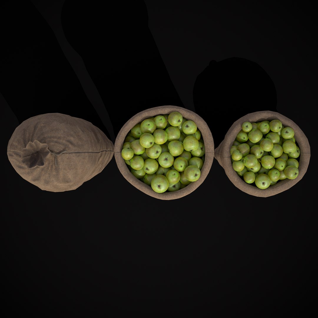 3D model Burlap Sacks of Green Apples https://p.turbosquid.com/ts-thumb/1w/fR76XD/oZ/5/png/1714925539/1920x1080/fit_q87/fb10301171145cc50a19cc80c06f7a488fb6f60c/5.jpg