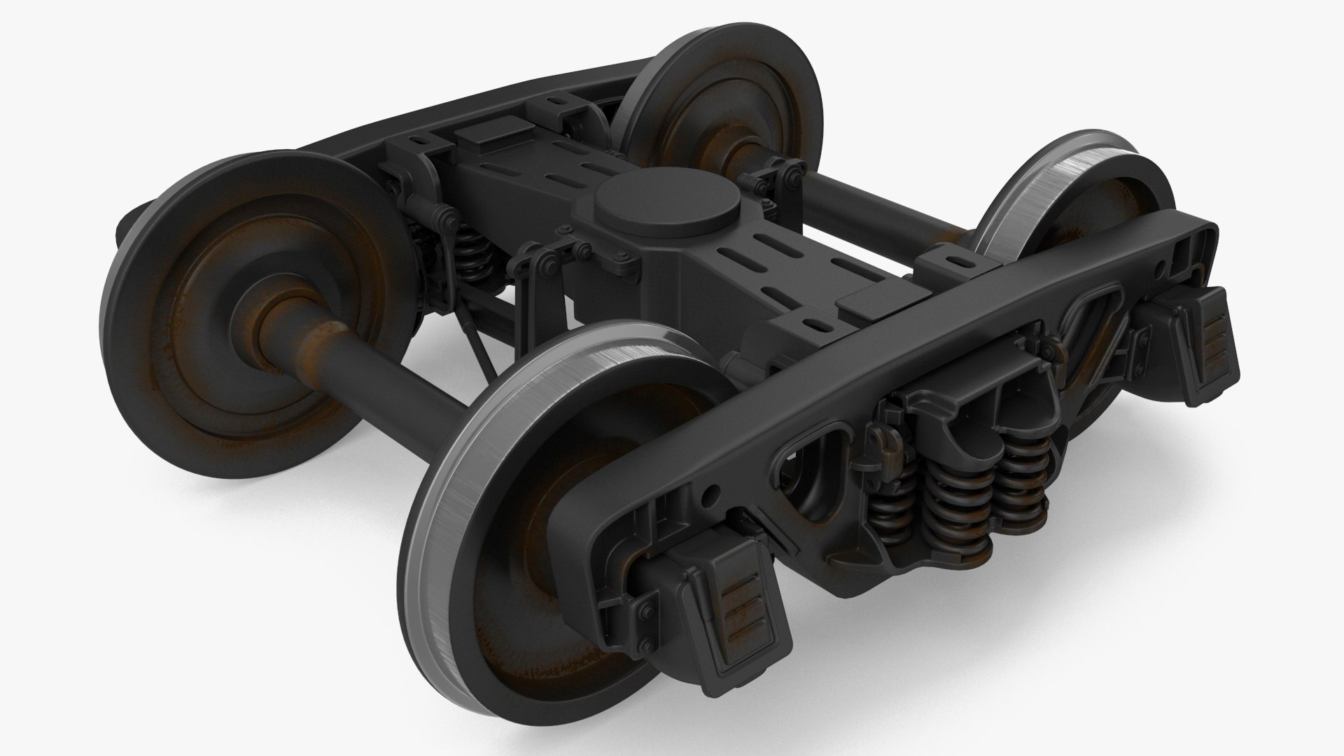 Train Wheel Undercarriage 3D - TurboSquid 2160921