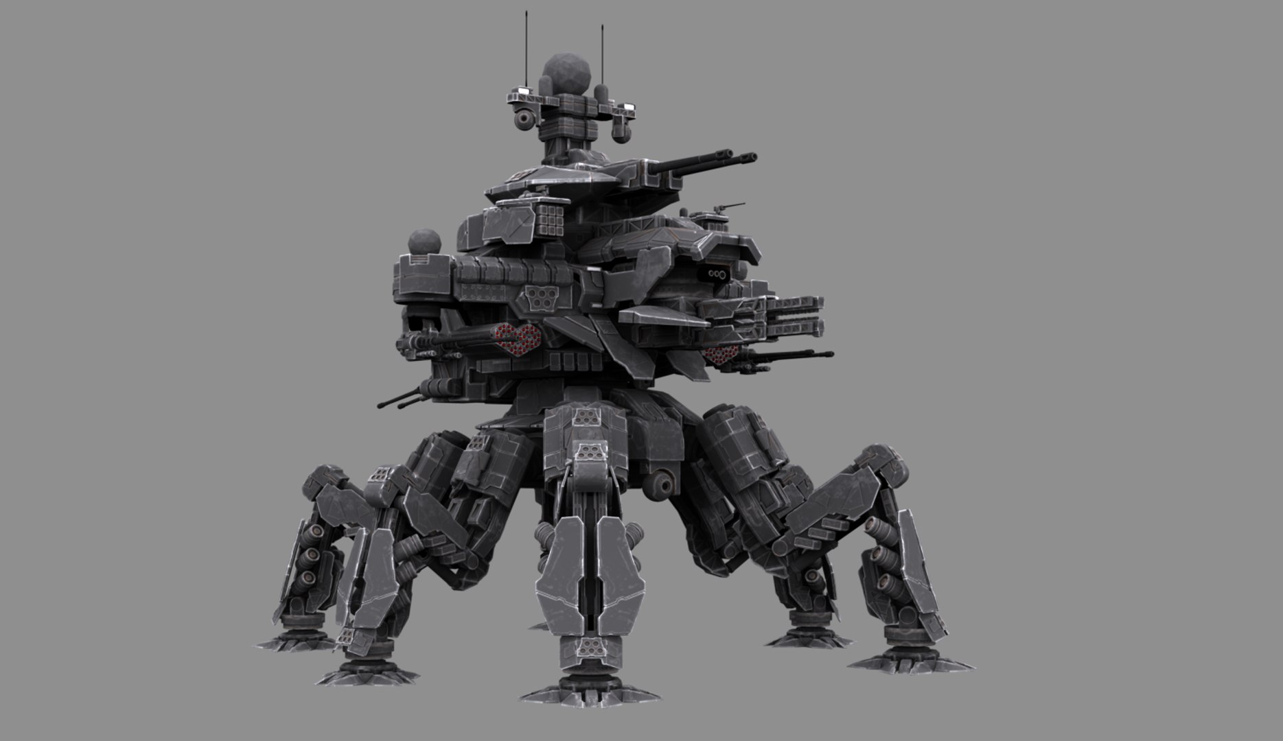 Mech Annihilator 3d Model