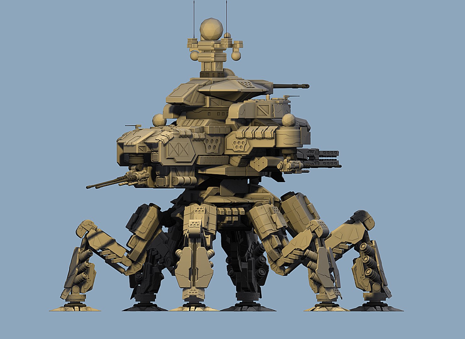 Mech Annihilator 3d Model