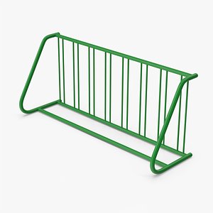 Green Bike Rack