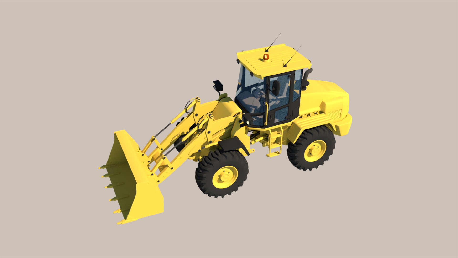 3D Wheel Loader - TurboSquid 1947160