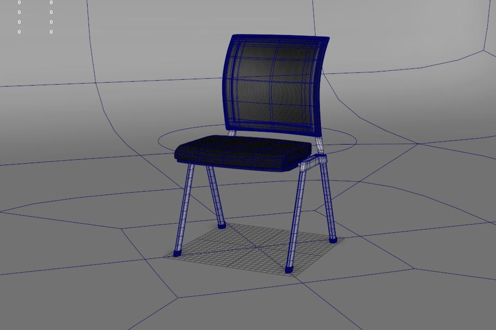 3D rigged office chair - TurboSquid 1371941