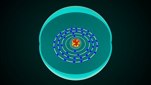 3D Palladium Chemical Element model