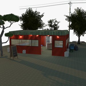 Pojangmacha Full PBR 3D model