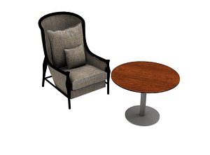 3D Chair Set 01