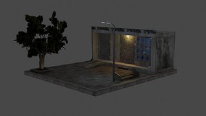 3D model Gate 602 series soviet panel apartment