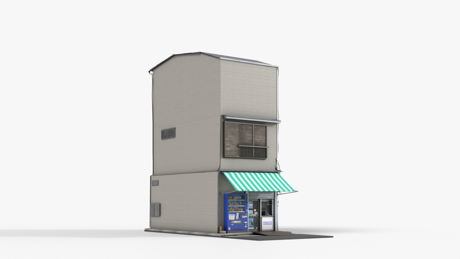 Japanese Tobacco Shop Tokyo Street Store with Vending Machine - Shop Facade PBR 3D https://p.turbosquid.com/ts-thumb/1w/v7l3qX/6j/tobaccoshop_360/png/1792593535/1920x1080/turn_fit_q99/3c6ae48ae7d955cc8d8cd4bf62c168f0c1341f80/tobaccoshop_360-1.jpg