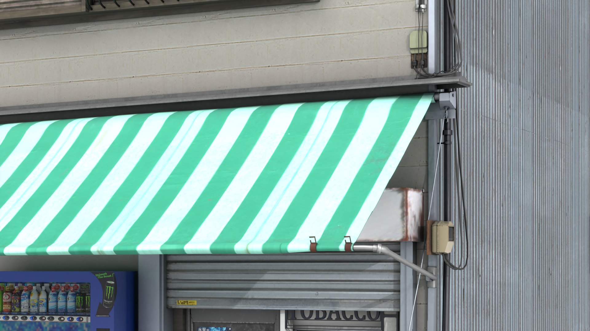 Japanese Tobacco Shop Tokyo Street Store with Vending Machine - Shop Facade PBR 3D https://p.turbosquid.com/ts-thumb/1w/v7l3qX/DW/tobaccoshop_awning/png/1792593531/1920x1080/fit_q87/a44d993648544dba30b1e0512259b055a7c55103/tobaccoshop_awning.jpg