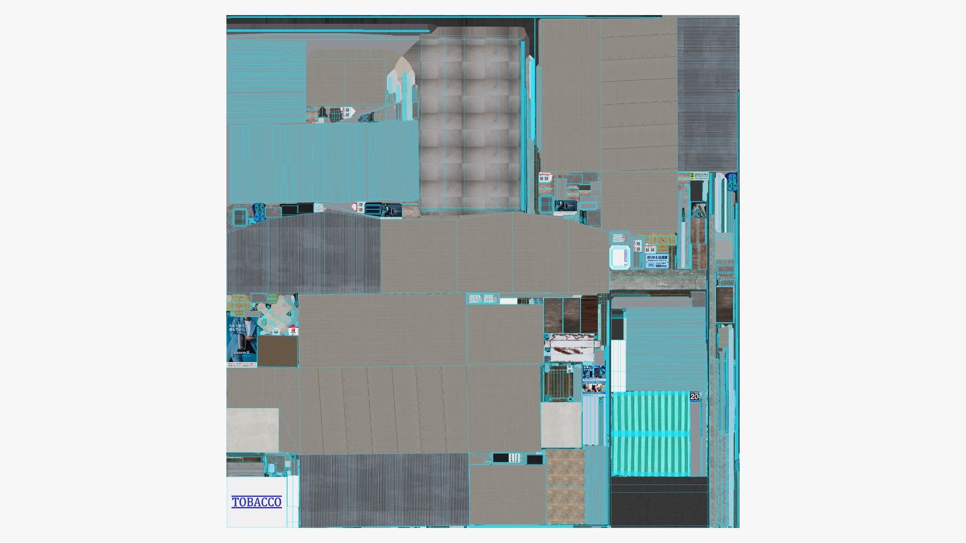 Japanese Tobacco Shop Tokyo Street Store with Vending Machine - Shop Facade PBR 3D https://p.turbosquid.com/ts-thumb/1w/v7l3qX/ht/tobaccoshop_uv_tobaccoshop/png/1792593536/1920x1080/fit_q87/95785248d0d54ced422cb70074f0ae2d43510c36/tobaccoshop_uv_tobaccoshop.jpg