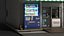 Japanese Tobacco Shop Tokyo Street Store with Vending Machine - Shop Facade PBR