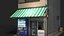 Japanese Tobacco Shop Tokyo Street Store with Vending Machine - Shop Facade PBR