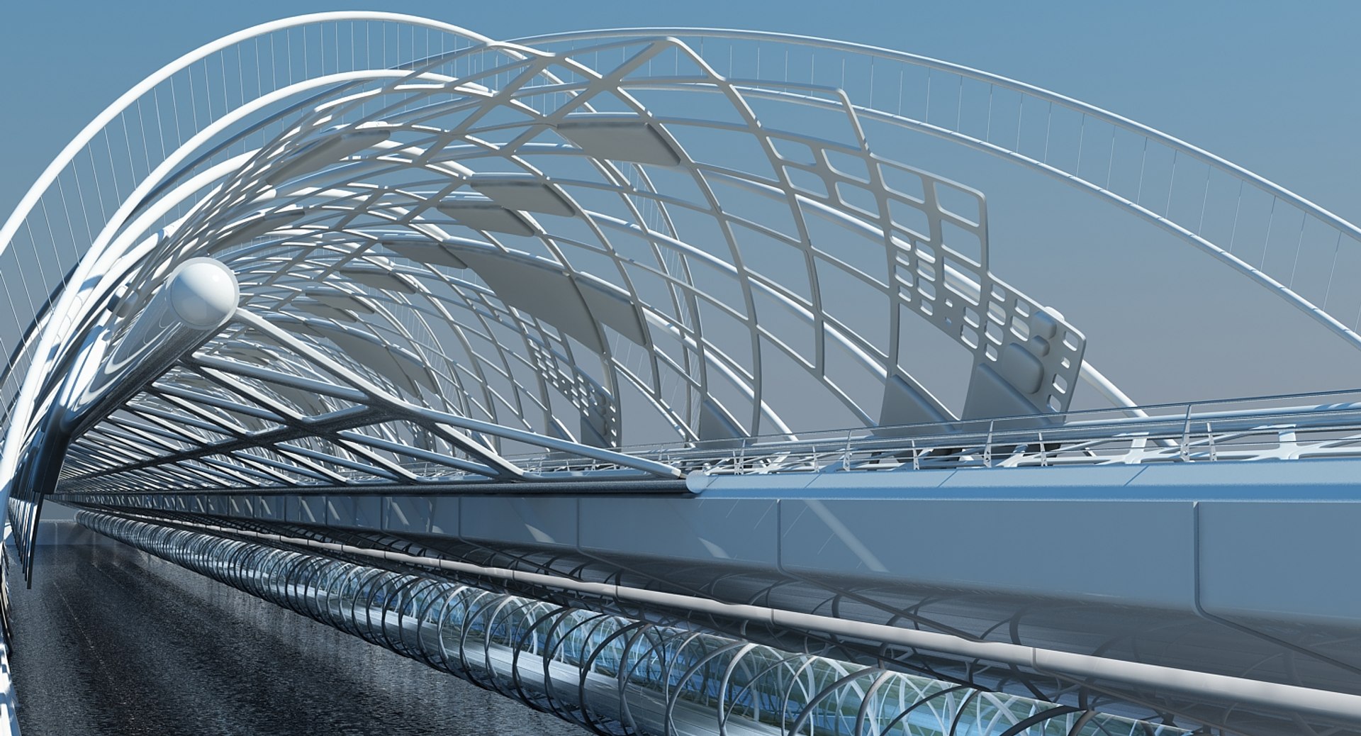 Futuristic Bridge 2 Max