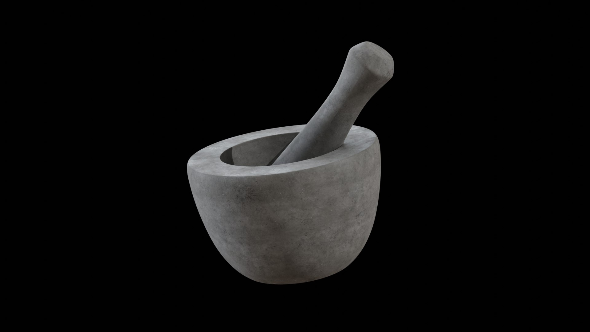 Mortar Pestle 3D TurboSquid 1678860