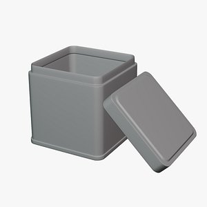 3D model Basic Tin Can - Geometry Only No Textures No Materials