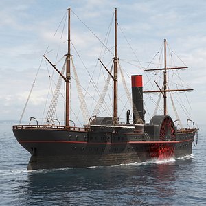 Historic SS Central America Ocean Steam Vessel