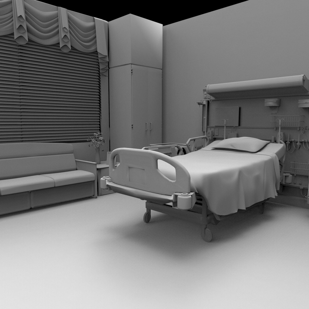 3d Hospital Room