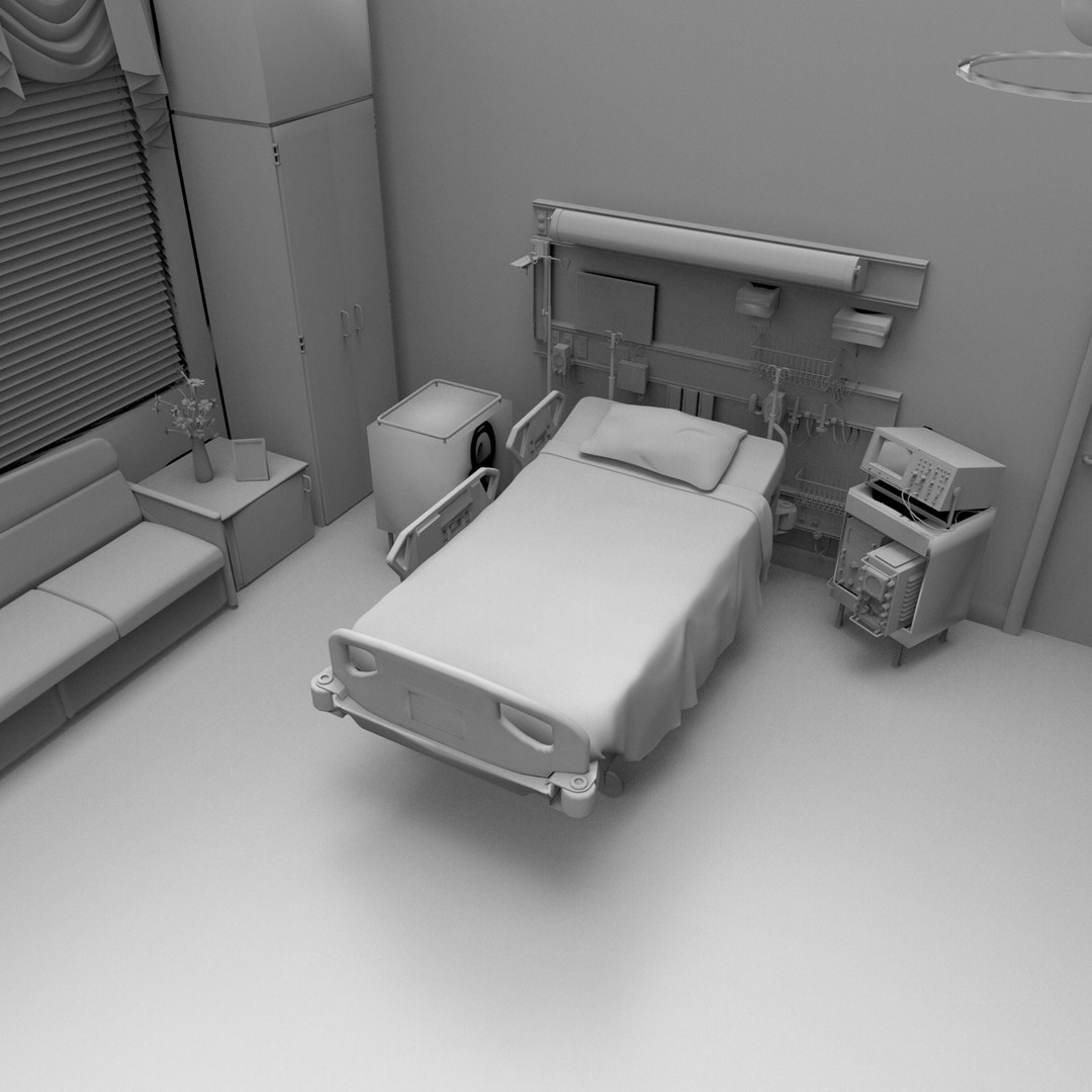 3d hospital room