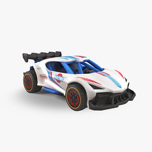 Racing Buggy Low Poly Car Game Ready