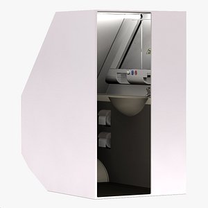 boeing restroom 3d model
