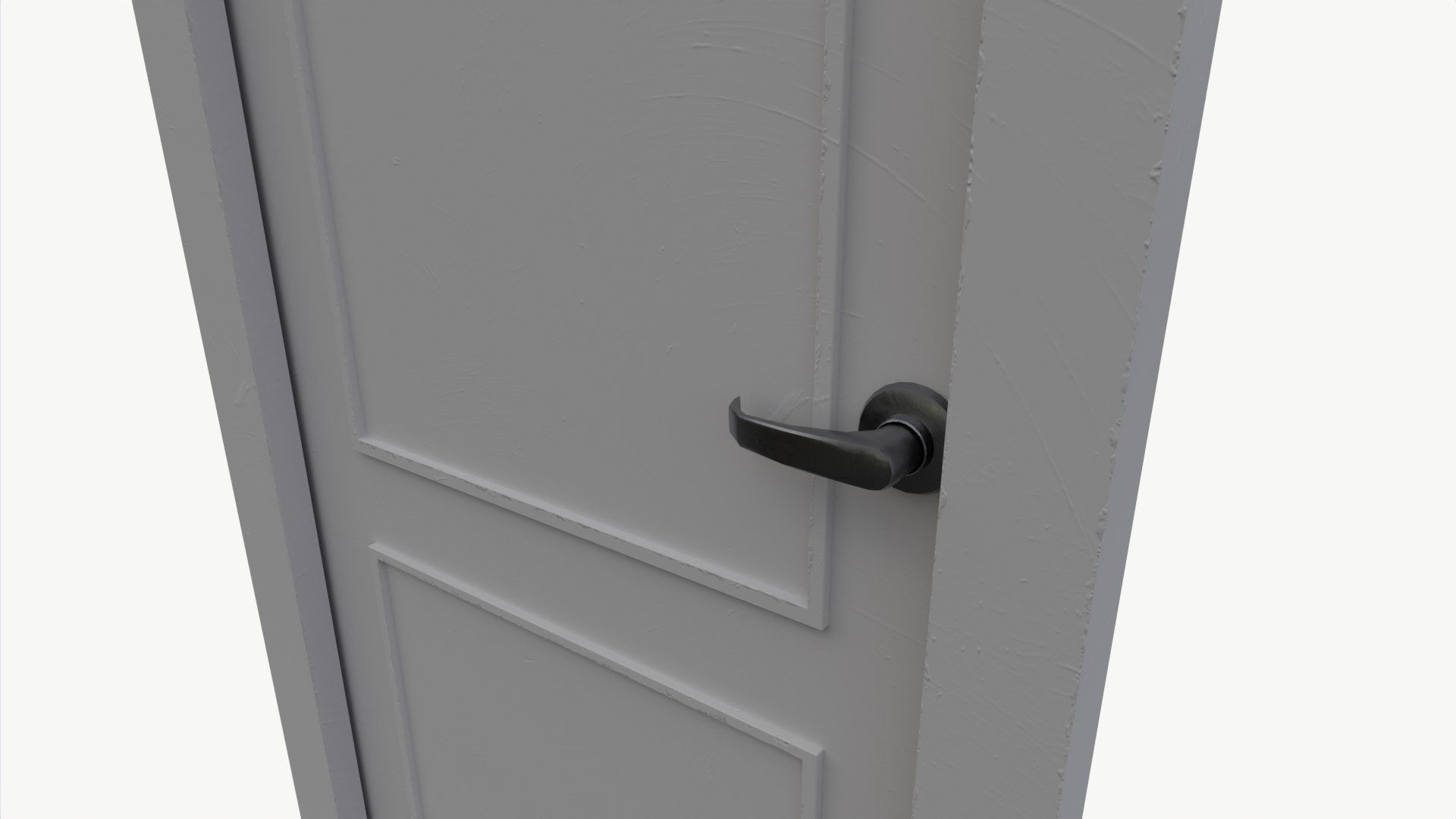3D Model Low Poly Door Ready To Animate TurboSquid 2019351