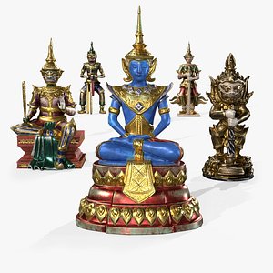 タイのブッダの3D額 タイのブッダの3D額 タイのブッダの3D額