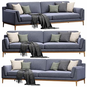 NickScali Slater 4 Seater 3D