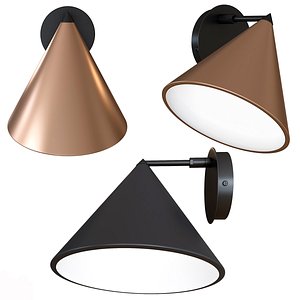 Moke Simple Wall Light 3D model