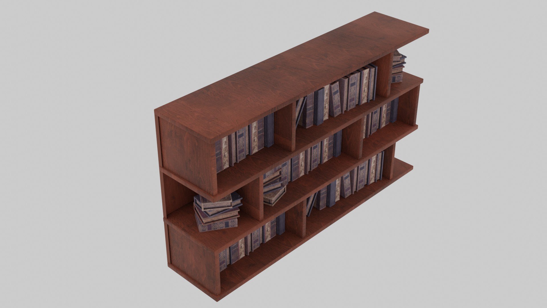 Modern Bookshelf 3D model TurboSquid 1790480