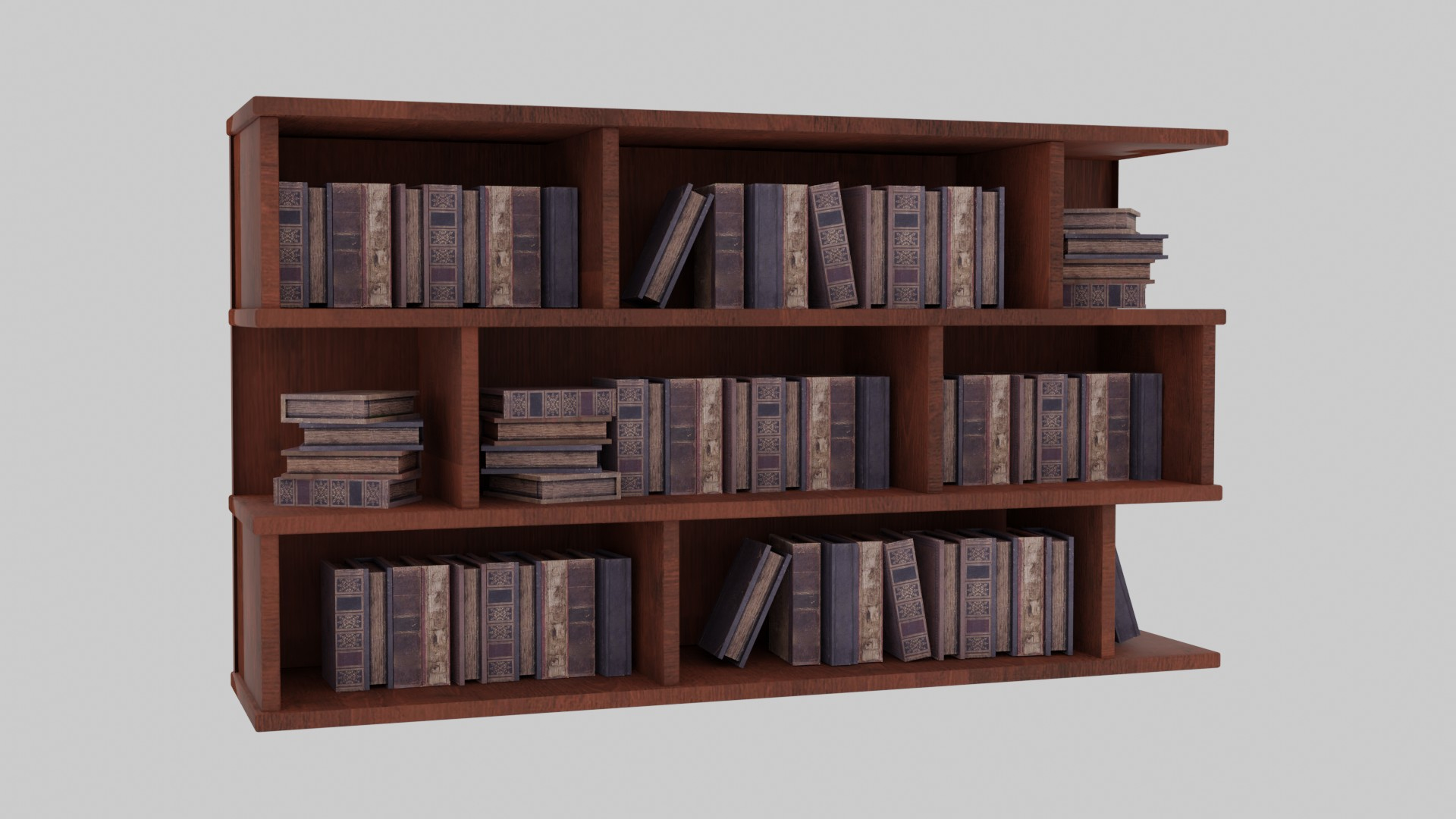 Modern Bookshelf 3D model - TurboSquid 1790480