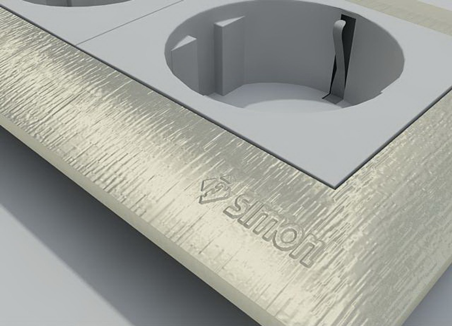 3d Simon Electrical Equipment Outlet Model