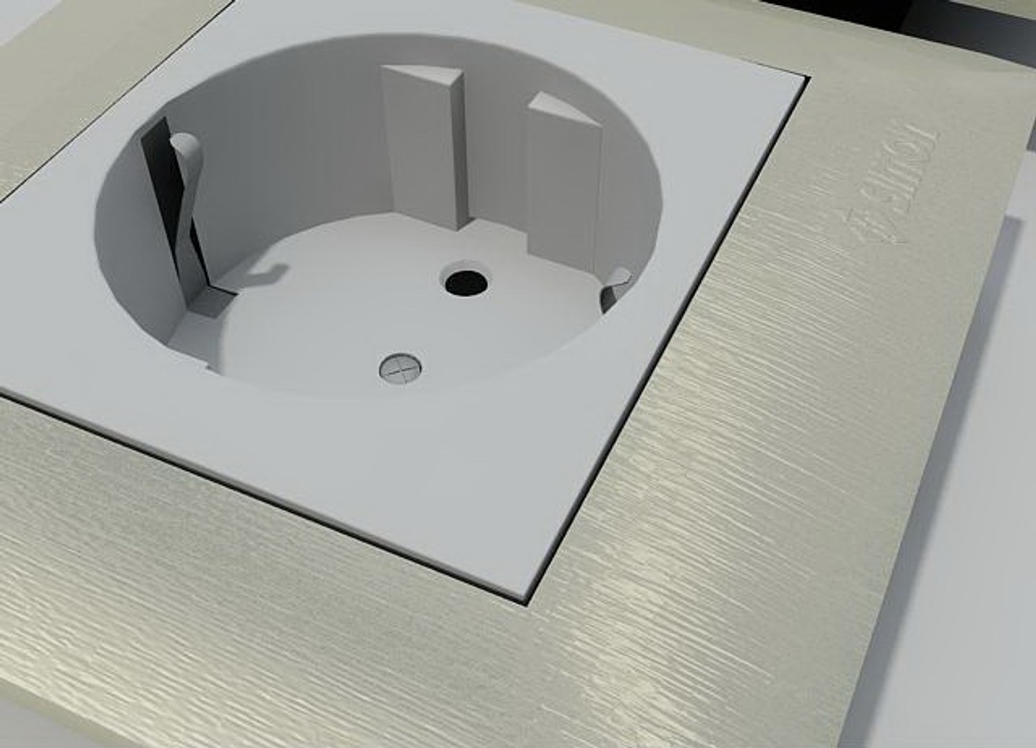3d Simon Electrical Equipment Outlet Model