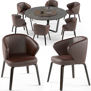 mudi armchair pero table set max