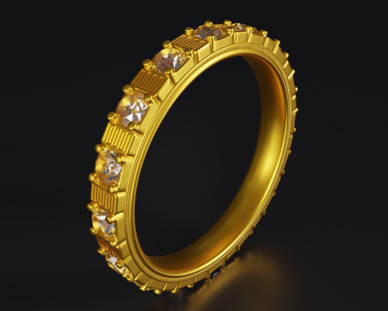 3D Diamond Ring model - TurboSquid 2132820